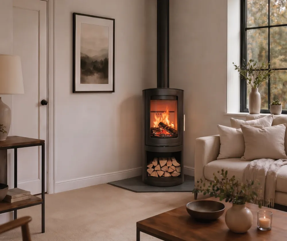 ecoflame 5LS wood burning stove