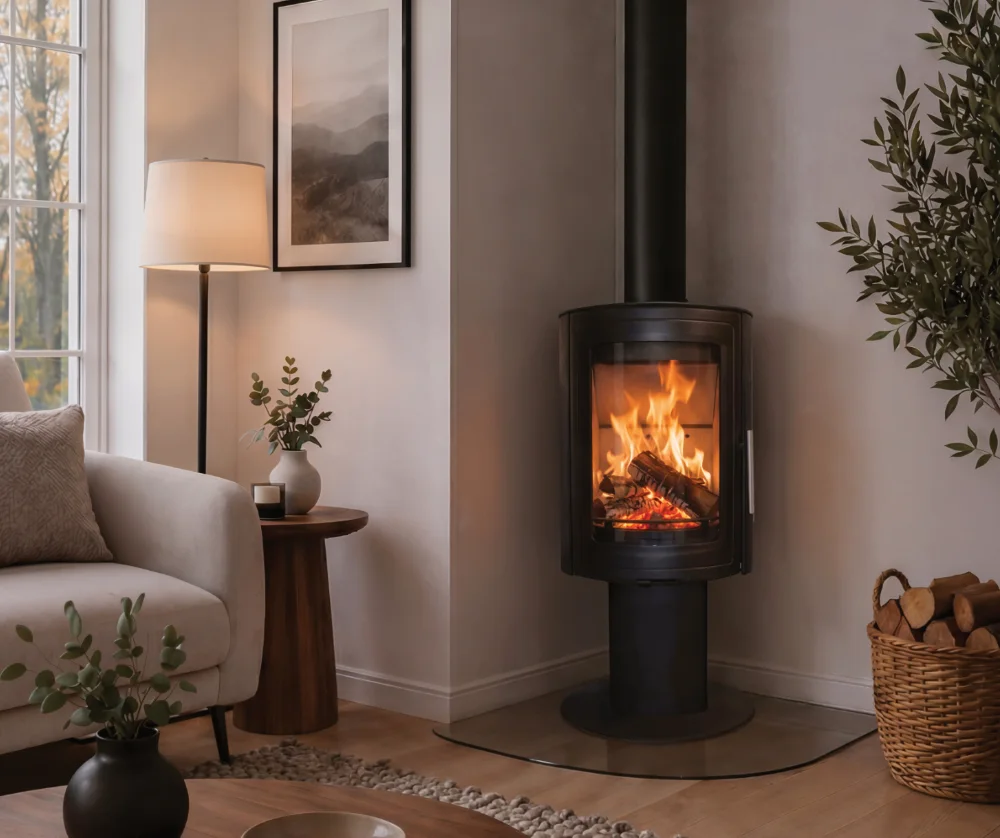 ecoflame 5ped wood burning stove