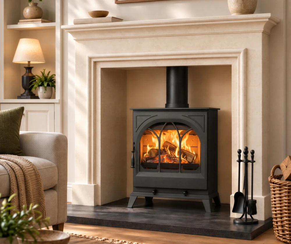 ecoflame trellis multi-fuel stove